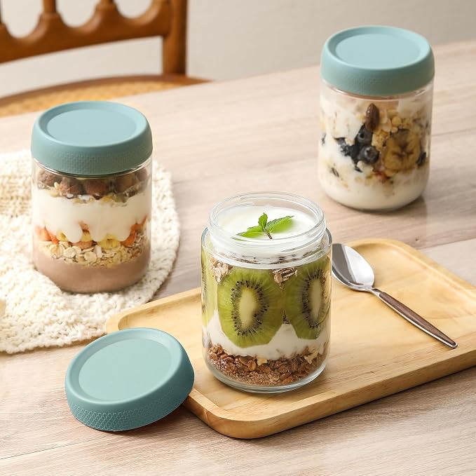 NETANY 6-pack 16oz Glass jars - Image 6