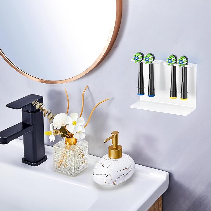 Electric Toothbrush Head Holder, Tooth Brushing Holder, Wall Mounted Toothbrush - Image 2