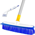 Floor Scrub Brush - 2 in 1 Deck Scrub Brush by ITTAHO