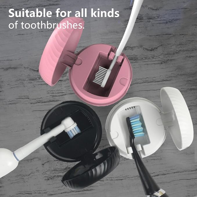 iHave Toothbrush Sanitizer Wall Mount, Portable UV Toothbrush Holder Travel | - Image 7
