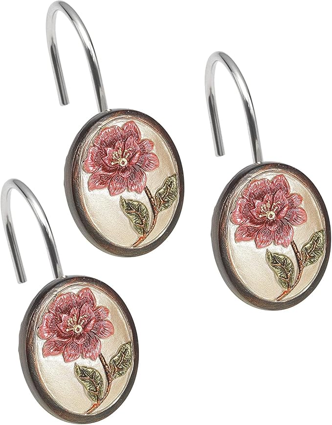 Zahari Home Larrisa Shower Hooks Set by ZahariHome