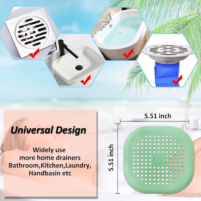 Bovinde Hair Drain Catcher, Square Cover - Image 5