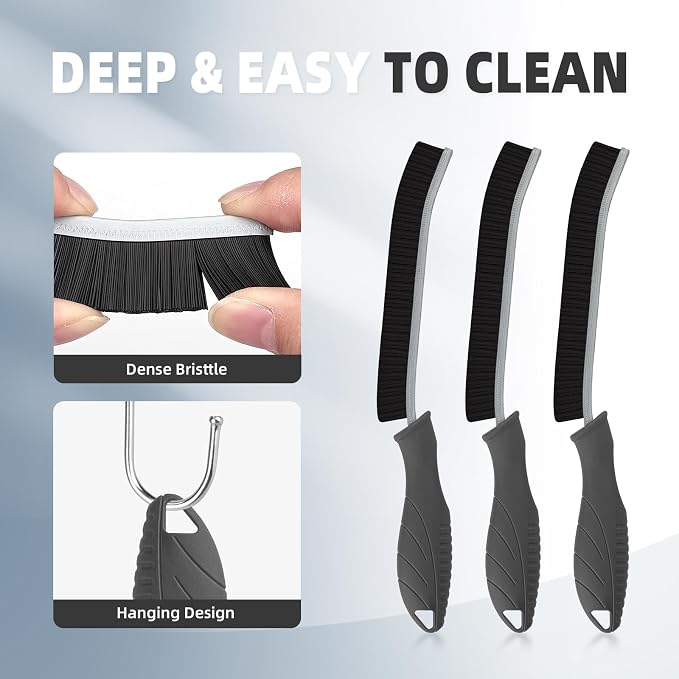 FOOGWEE Hard Bristle Crevice Cleaning Brush - Image 3