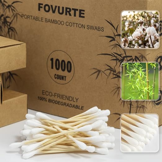 Bamboo Cotton Swabs 1000 Count - Image 2