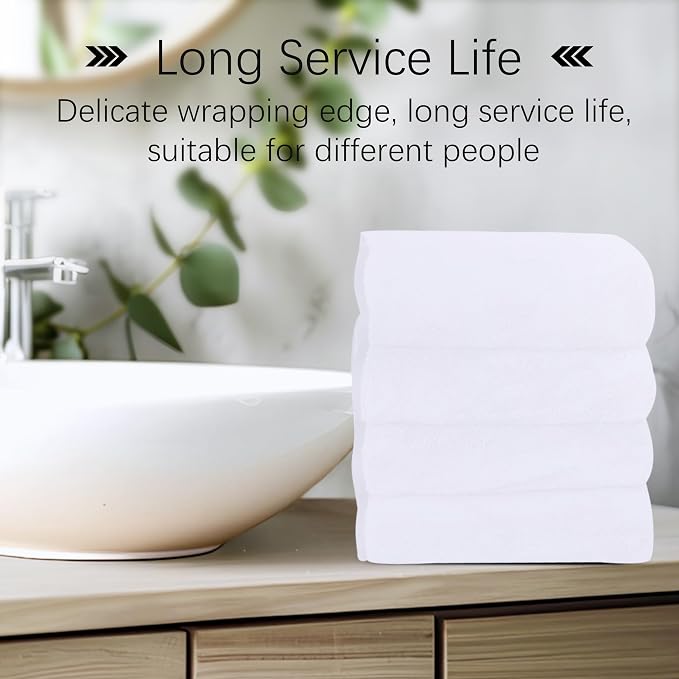 Cosy Family 6 Pack Ultra Soft Microfiber Absorbent Hand Towel, Silk Hemming - Image 4