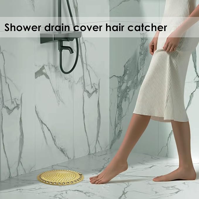 Huntonry Hair Drain Catcher, Shower Drain Hair Catcher, Shower Drain Strainer - Image 5