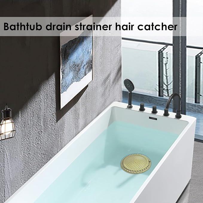 Huntonry Hair Drain Catcher, Shower Drain Hair Catcher, Shower Drain Strainer - Image 6