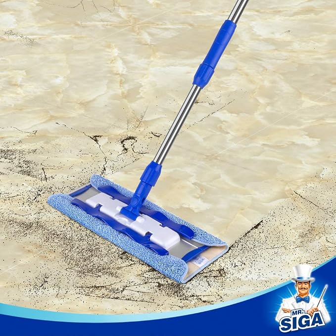 MR.SIGA Professional Microfiber Mop Refills, plush side is great - Image 4