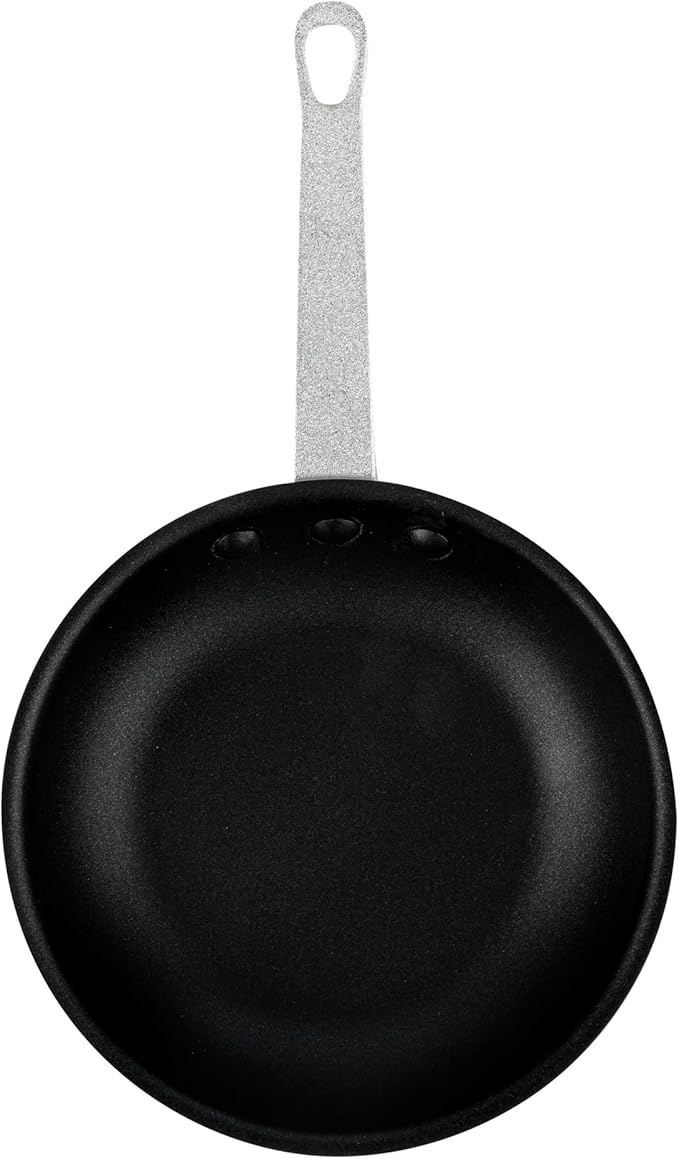 Restaurantware-Met Lux 7 Inch Fry Pans, 6 No-Stick Frying Pans - Induction-Ready, Triple-Riveted, Black Aluminum Cooking Skillets, Durable, For Searing, Sautéing, And Browning Food