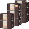 BALEINE 8 Pack Clothes Storage Bags, 24 Gallon Storage Containers by BALEINE