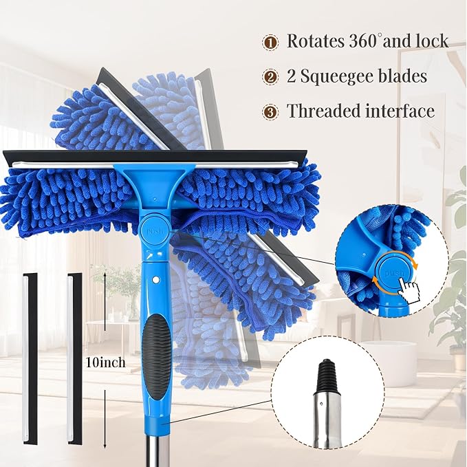 67" Window Squeegee for Window Cleaning - Image 2