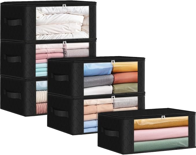 35L Closet Organizers, Foldable Under Bed Storage Containers | Storage Bags by Fabtotes