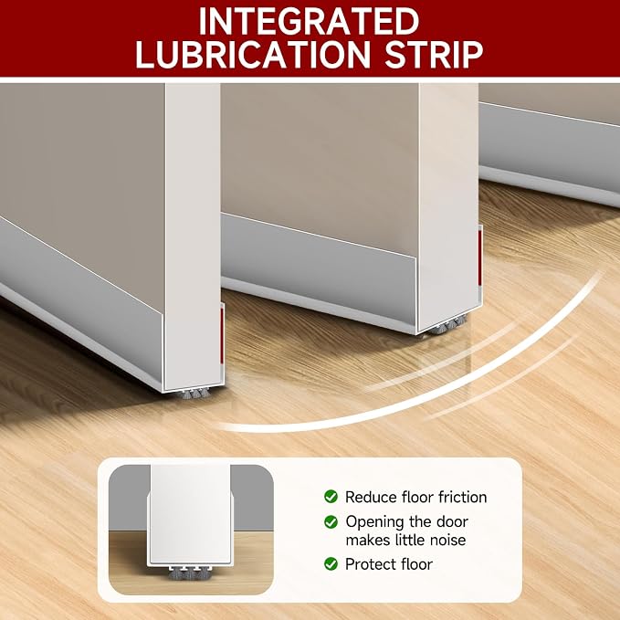 2 Pack Weather Stripping Door Seal, 36” Length Cuttable Door Draft Stopper - Image 3