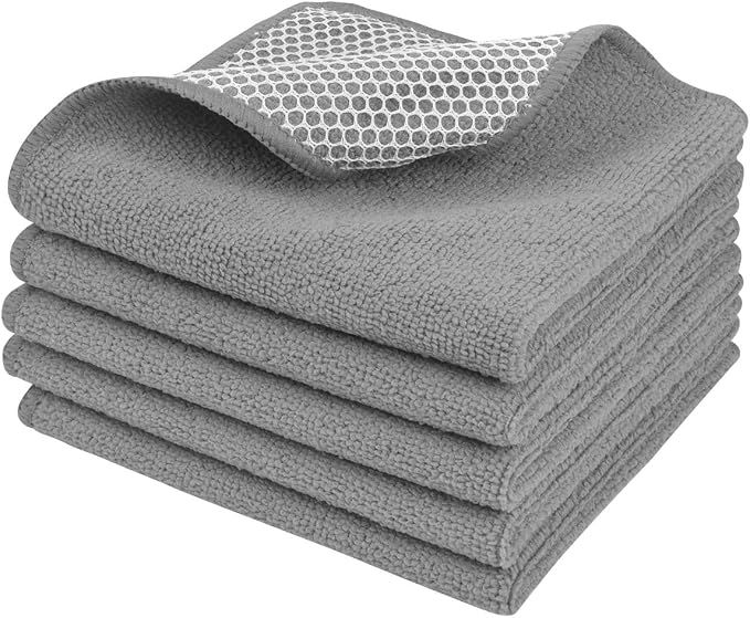 SINLAND Dish Cloth for Washing Dishes Kitchen Washcloth Cleaning Cloth by SINLAND