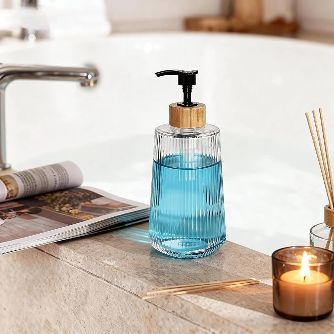 Glass Soap Dispenser, Thickened Glass Hand Soap Dispenser - Image 4