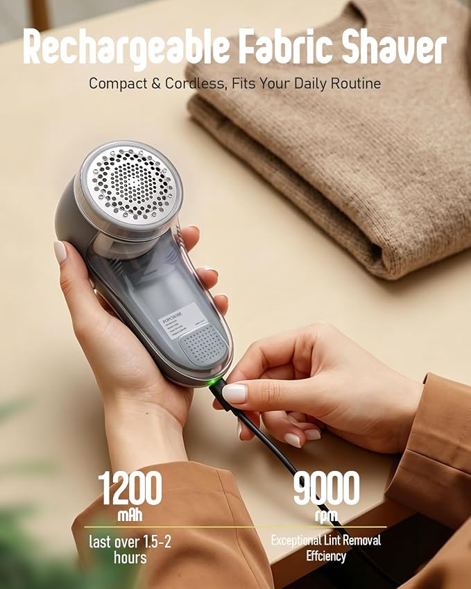 POPCHOSE Fabric Shaver, Lint Shaver - Image 4