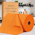 KitchLife Microfiber Cleaning Cloth Roll, 100 Pack by OverDoorHooksKitchenSupplies