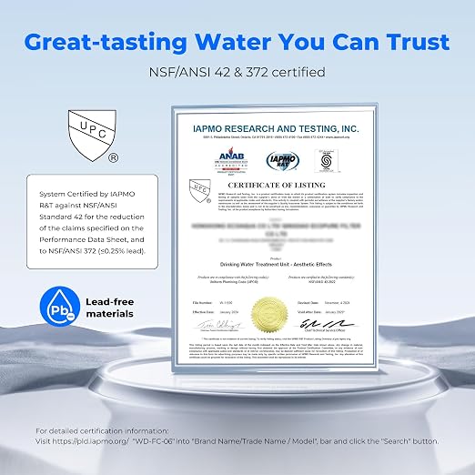 Waterdrop FC-06 Water Filter for Sink Faucet, 360° Rotating Stainless Steel | - Image 5