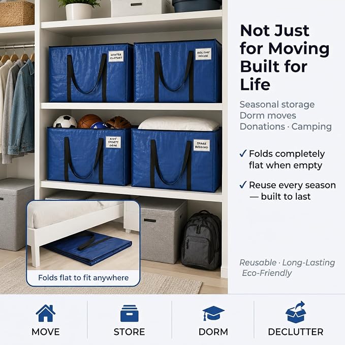 ClearSpace Heavy Duty Moving Bags or Storage Bins - Image 9