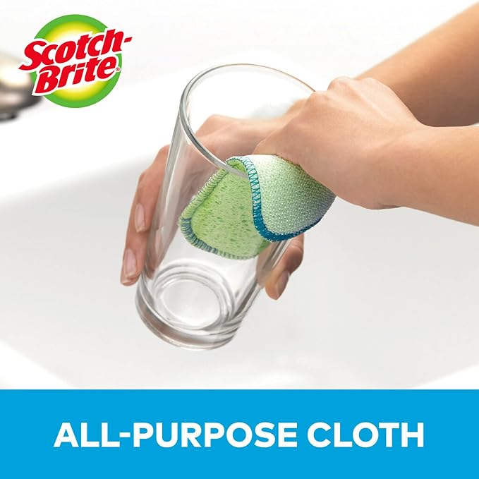 Scotch-Brite Dobie Sponge Cloths | Scrub & Wipe | Non-Scratch | Absorbent | 2 - Image 4