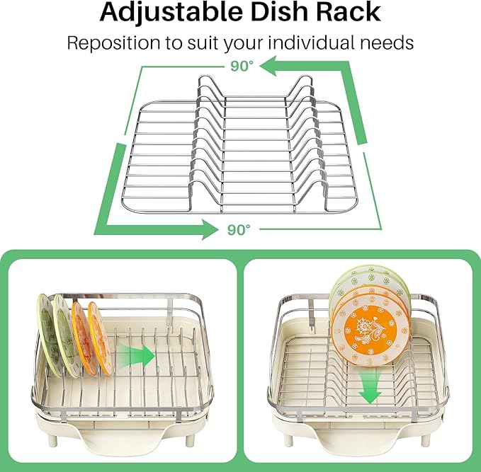 SAYZH Expandable Dish Drying Rack - Image 6