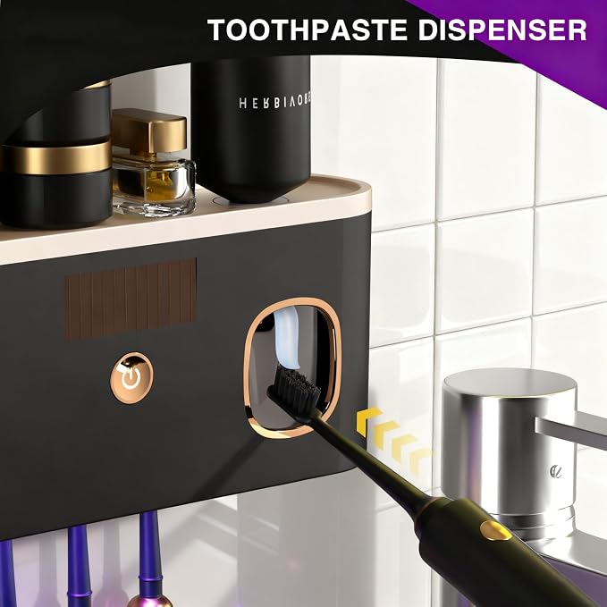 Toothbrush Holders for Bathrooms, Toothbrush Holder Wall Mounted - Image 5