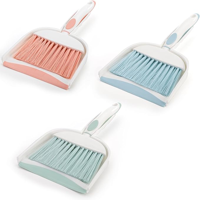 Frcctre 3 Pack Small Dustpan and Brush Set - Image 8