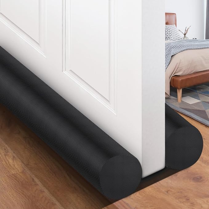 MAXTID Large Door Draft Stopper 30 Inch, Adjustable Double Sweep, Under Door - Image 9