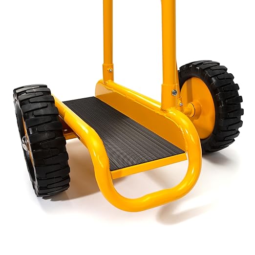 Dewalt Panel Truck Dolly Cart, 1,100-pound Weight Capacity, for Drywall, Plywood, Lumber, Sheetrock, and Doors, 7.25-inch Width Capacity, 12-inch No-Flat Wheels (DXWT-PS202)