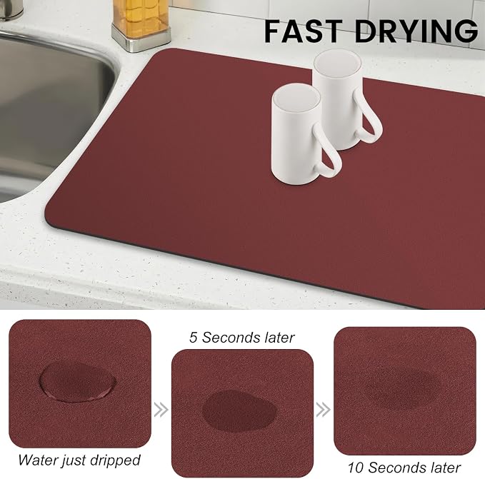 Dish Drying Mat Absorbent Dish Drying Mats - Image 4