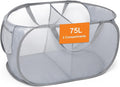 Sturdy Collapsible Laundry Baskets, Foldable Pop Up Laundry Hamper, Durable 2 by Bemkoo
