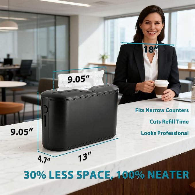 Multifold Paper Towel Dispenser Countertop Compact Design - Image 5