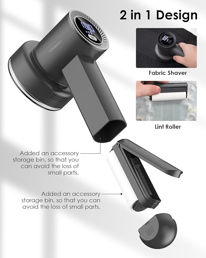 HOMEASY Fabric Shaver, Rechargeable Lint Remover - Image 5