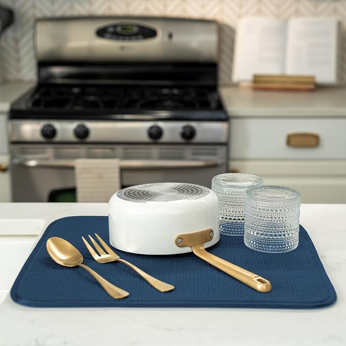 S&T INC. Dish Drying Mat, Kitchen Counter Mat - Image 4
