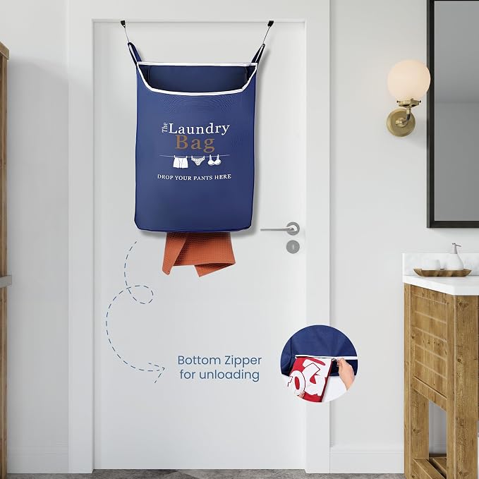 Fine Living Co. Large Hanging Laundry Hamper - Image 5
