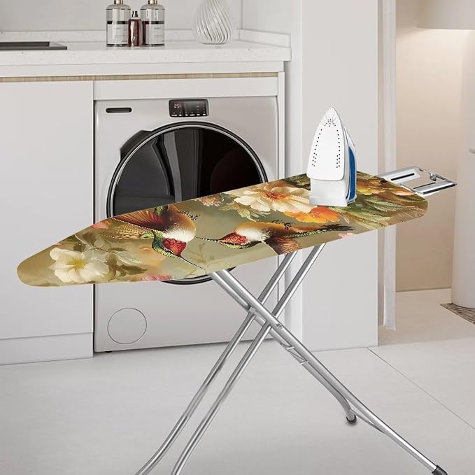 Hummingbird Floral Ironing Board Cover Heat Resistance and Resist Scorching - Image 2