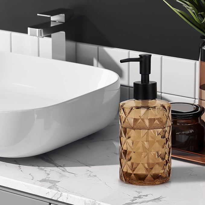 1 Pack 13.5oz Glass Soap Dispenser - Image 7
