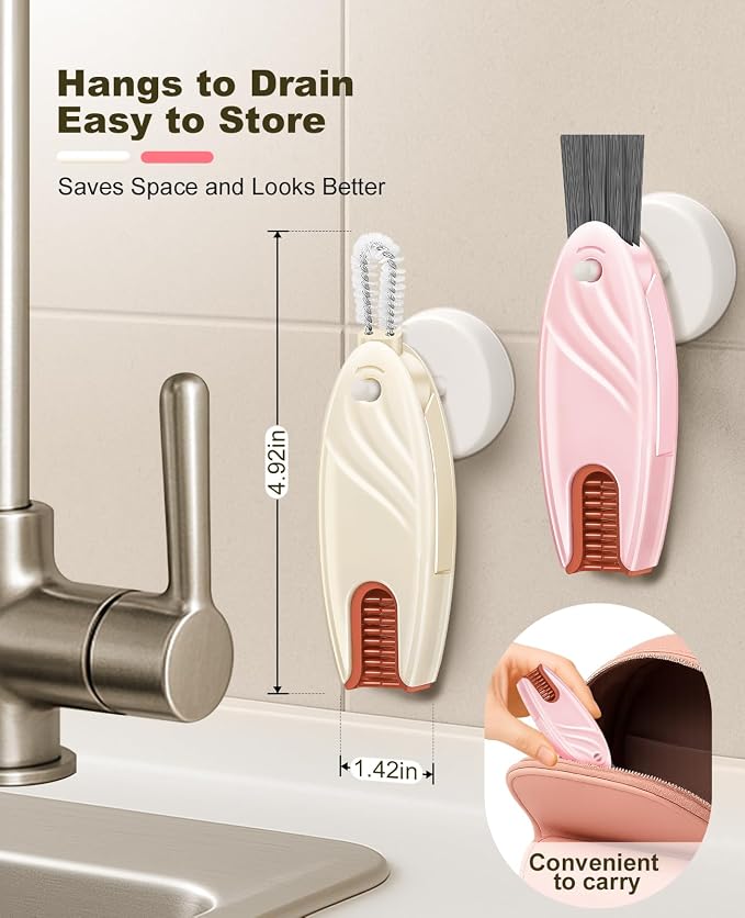 4 in 1 Cup Lid Gap Cleaning Brush Set 2 Pcs - Image 7