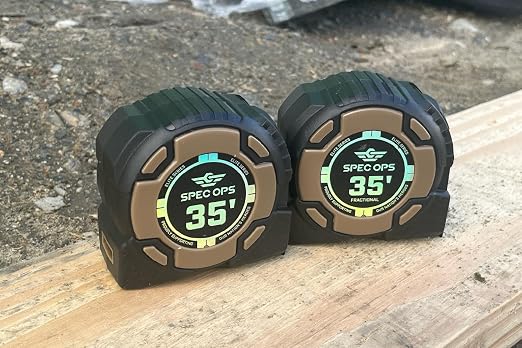 Spec Ops Elite Heavy Duty Tape Measure, 35 Ft Magnetic Fractional - Image 8