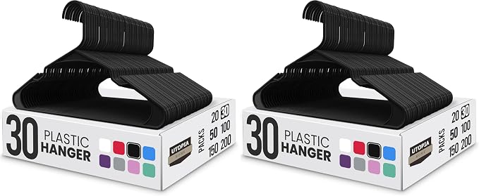 Utopia Home Clothes Hangers 60 Pack by UTOPIAHOME