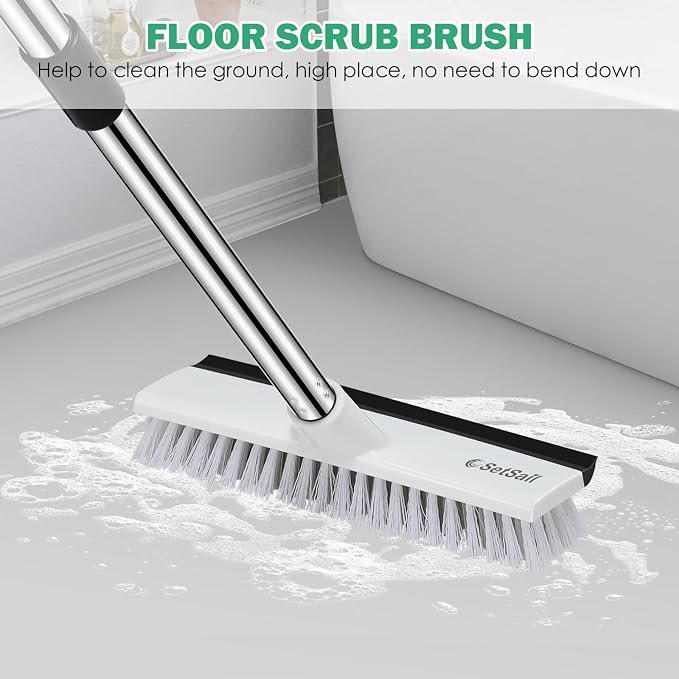 SetSail Floor Scrub Brush, 51-Inch Adjustable Long Handle Brush - Image 6