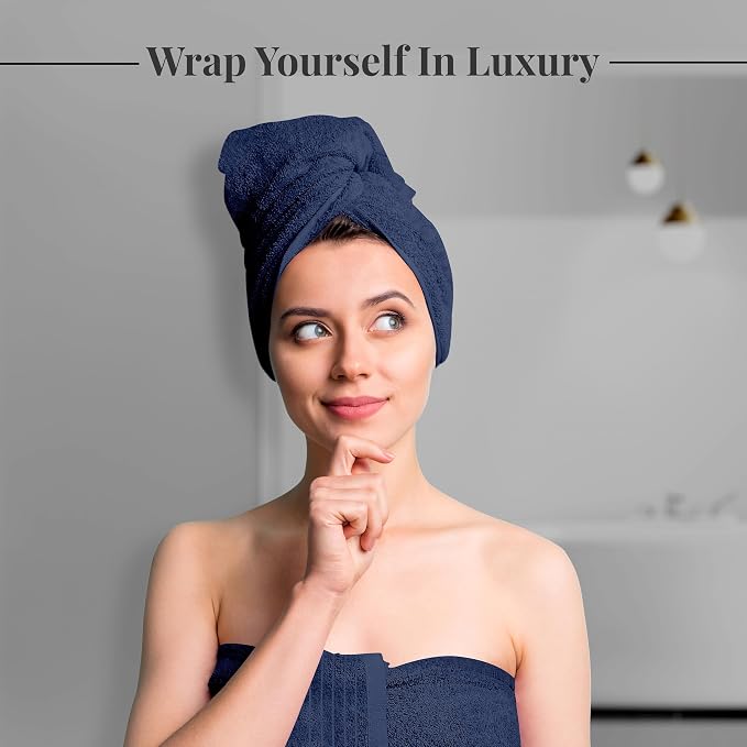 8 Piece Towel Set, 2 XL Bath, 2 Hand, 4 Washcloth, Lighter Weight, Quicker to - Image 3
