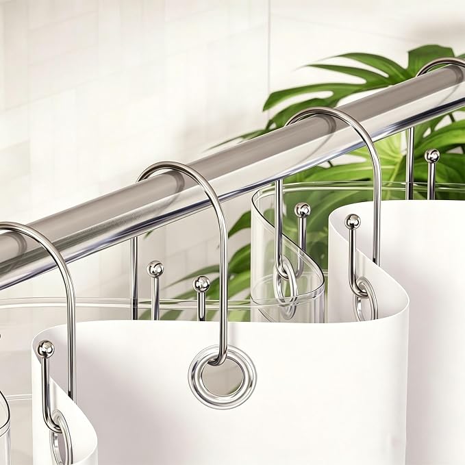 BBV Shower Curtain Hooks Rings - Image 3