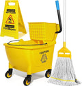 35Qt Commercial Mop Bucket by SOBONNE
