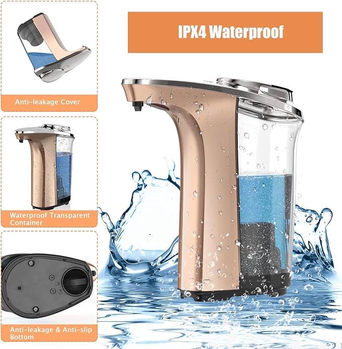 Automatic Soap Dispenser, 17oz Touchless Liquid Dish Soap Dispenser Kitchen | - Image 4