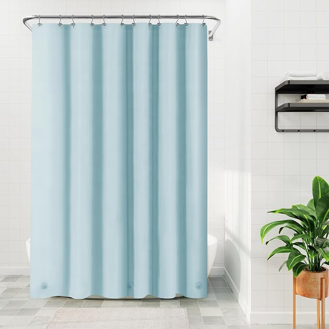 Barossa Design Shower Curtain Liner Light Blue, Standard Size - Image 6