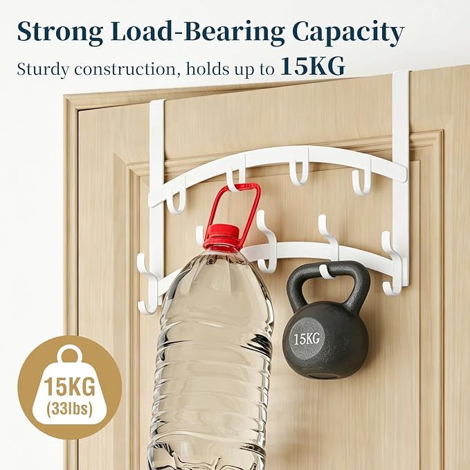 Consumest Over the Door Hooks Organizer - Image 4