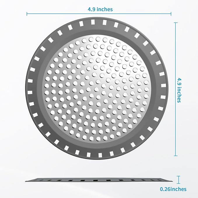 Shower Drain Hair Catcher, Aluvor Shower Drain Cover Bathtub Drain Strainer | - Image 2