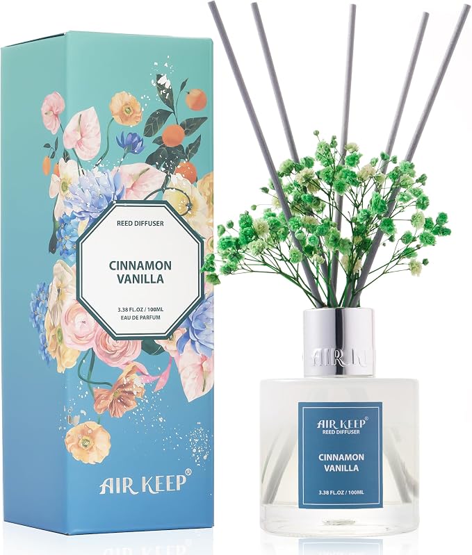 Reed Diffuser Set, 3.38 fl oz by Airkeep