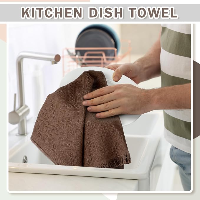 HunnmingRe 4 Pack Boho Hand Towel - Image 6